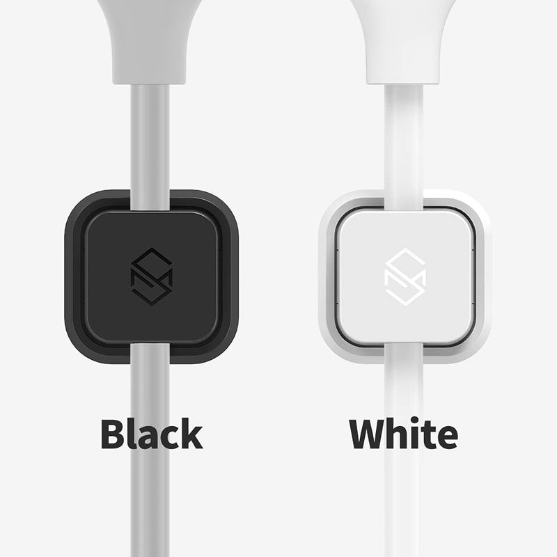 [Australia - AusPower] - Sinjimoru Magnetic Cable Clips, Multipurpose Cable Management for Car and Office Supplies, Self Adhesive Cable Organizer Clip. Magnetic Cable Holder (Magnetic Cable Holder [3 Pack], Black) 