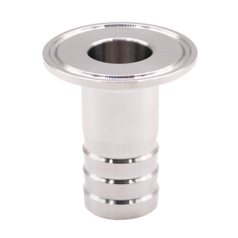 [Australia - AusPower] - Beduan 1.5" Tri Clamp to 1" Barb Fitting Stainless Sanitary Home Brew Adapter (Ferrule OD 50.5mm) 1 Inch Hose Barb 