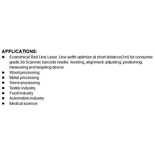 [Australia - AusPower] - Quarton Laser Module VLM-650-28 LPT Red Laser Line Generator (ECONOMICAL LINE LASER) 