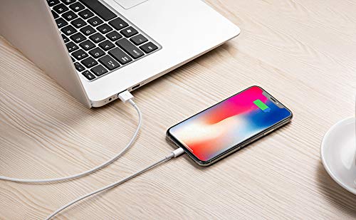 [Australia - AusPower] - 2Pack iPhone Charger [ MFi Certified] 1M/3.3Ft USB A Charger Cable Compatible with iPhone 11 Pro/11/XS MAX/XR/8/7/6s/6/plus,iPad Pro/Air/Mini,iPod Touch Original Certified-White 