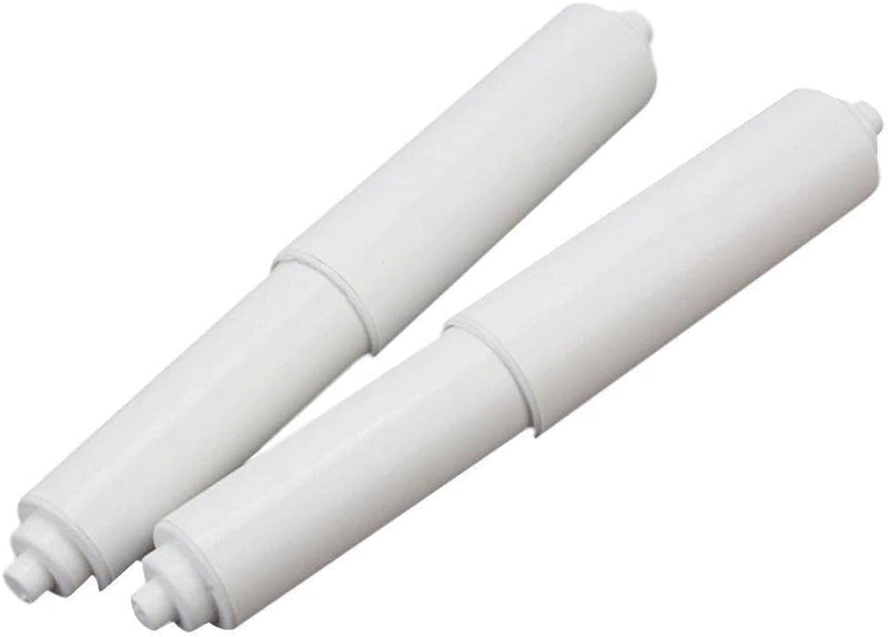 [Australia - AusPower] - 1Pc White Adjustable Tissue Box Paper Roll Core Replacement Bathroom Plastic Toilet Paper Roll Paper Spring Cores Roller Holder Rods Paperï¼ŒToilet Paper Holders, Hardware 