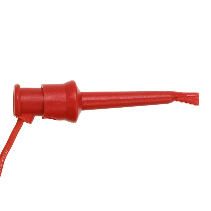 [Australia - AusPower] - Sumnacon 10 Pcs Multimeter Electrical Test Dual Lead Test Hook Clips - 5 Colors Silicone Minigrabber to Minigrabber Flexible Test Cables for Electronic, Component, Testing Connecting 