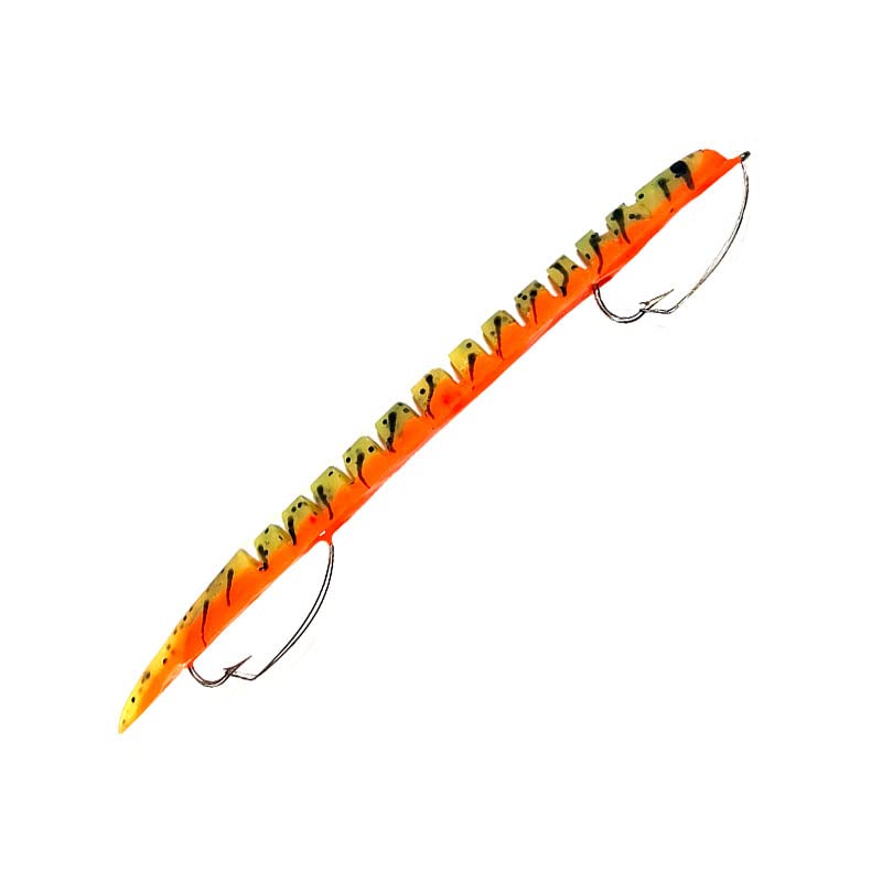 [Australia - AusPower] - Delong Lures - 6" Bass Witch Weedless Worm Baits, Anise Scented Animated Lures for Freshwater & Saltwater, Soft Worm Baits with Weedless Hooks for Largemouth Bass, Northern Pike, Smallmouth Bass, and Other Sport Fish 