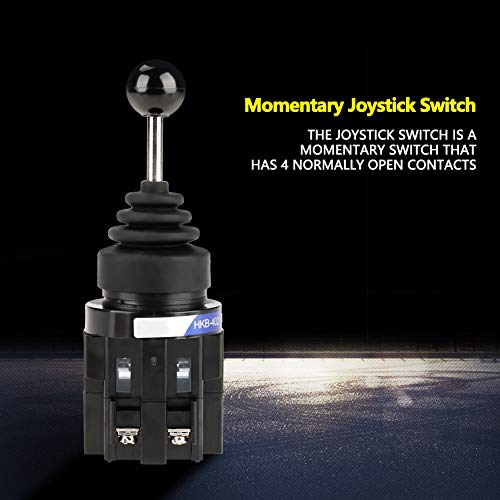 [Australia - AusPower] - CS-402 4NO 4 Position Joystick Switch, Return Momentary Joystick Switch 30mm Monolever Joystick Switch 4NO Angle ±30° for Industrial Control AC 50hz and DC Circuits 