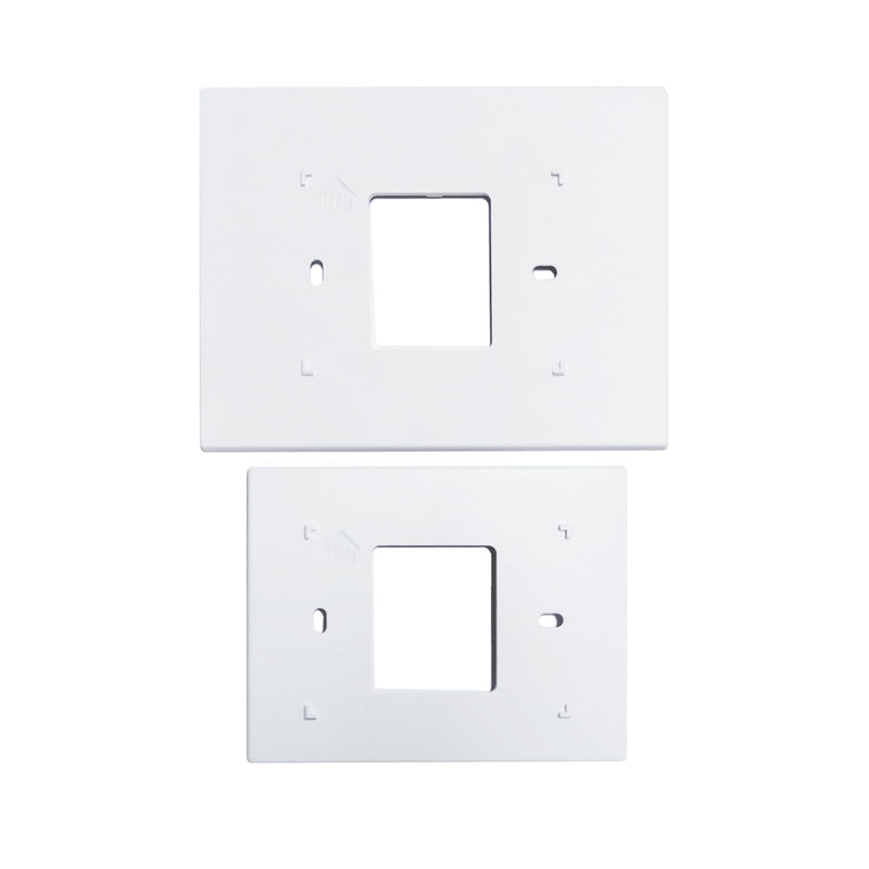 [Australia - AusPower] - THP2400A1027W Thermostat Wall Plate Back Plate White Cover Assembly (1) 1 