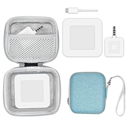 [Australia - AusPower] - Milestone Protective Carrying Storage Cover Case for Mini Pocket Wireless BT Thermal Printer,Airpods Case and Wall Charger,Square Contactless and Chip Reader Credit Card Scanner 