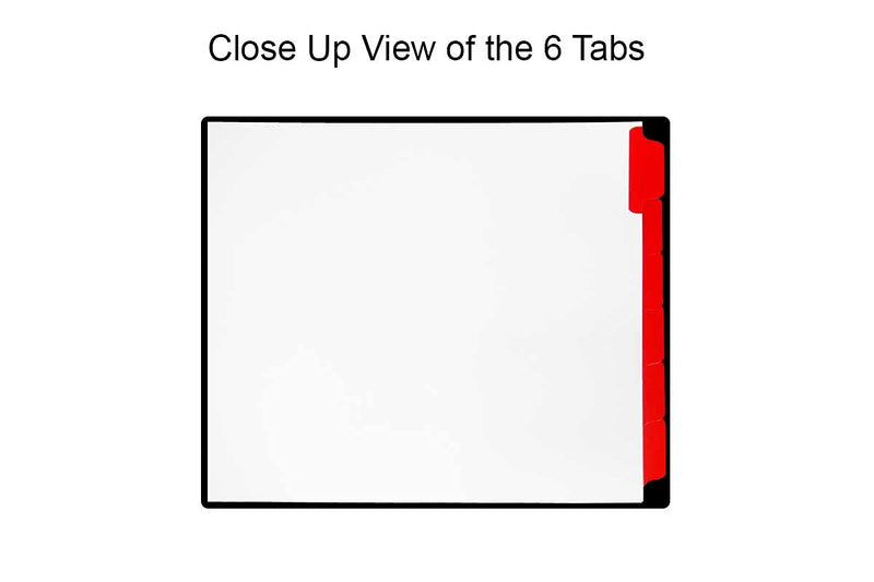 [Australia - AusPower] - LandscapeBinder-com, Landscape Tabs (Blank Red Tabs, 8 12In x 14In - Legal) Blank Red Tabs 8 1/2" x 14" - Legal 