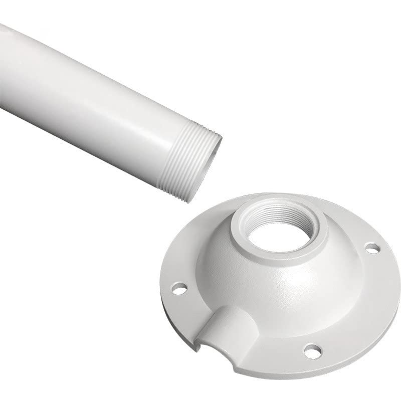 [Australia - AusPower] - V-Fiabilidad J-Shaped Security Camera Mounting Bracket Extender Pole,30-60cm Adjustable Ceiling Mount Bracket for CCTV Surveillance Camera 