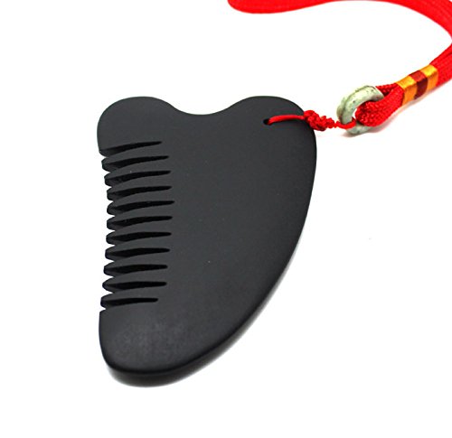 [Australia - AusPower] - Gua Sha Scraping Massage Tool Comb Black Bian Stone needle gossip 