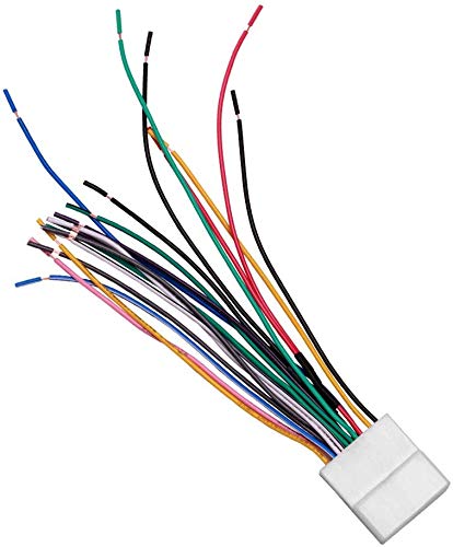 [Australia - AusPower] - 20-pin Headunit/Radio Wiring Harness with Steering Wheel Switch Wires Compatible with 2007-2019 Nissan | Upgraded Version of The Metra 70-7552 | Harness Includes VSS and SWC pins 