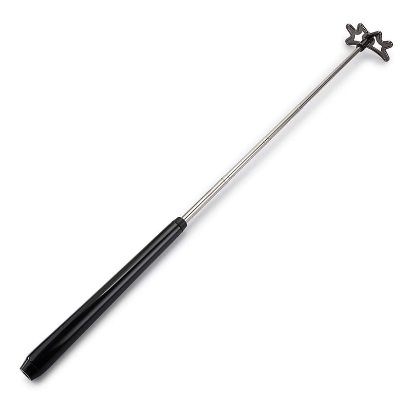 [Australia - AusPower] - OwnMy Retractable Billiards Bridge Stick with Removable Bridge Head and Wood Handle, Pool Stick Length extends up to 35CM - 140CM, Billiards Pool Cue Accessory 