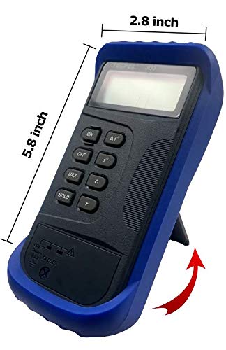 [Australia - AusPower] - TECPEL DTM-305 Digital Single Input Thermocouple Thermometer with Type k thermocouple Probe (TPK-01) 