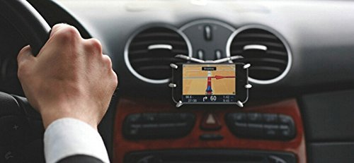 [Australia - AusPower] - ANGELANGELA 3222641 Universal Multi-Function Portable Spider Flexible Grip Holder for Smartphones and Tablets, Black 