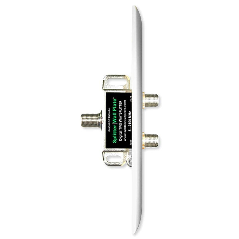 [Australia - AusPower] - Advanced Dynamics ADSWP1 White Splitter Or Wallplate Pro Original - White 