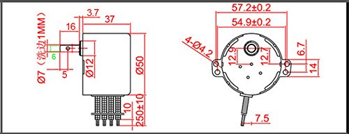 [Australia - AusPower] - Bringsmart 50KTYZ 110V 10rpm AC Synchronous Motor CW/CCW Gear Motor Low Noise Slow Speed Reducer Motor for Barbecue Motor 