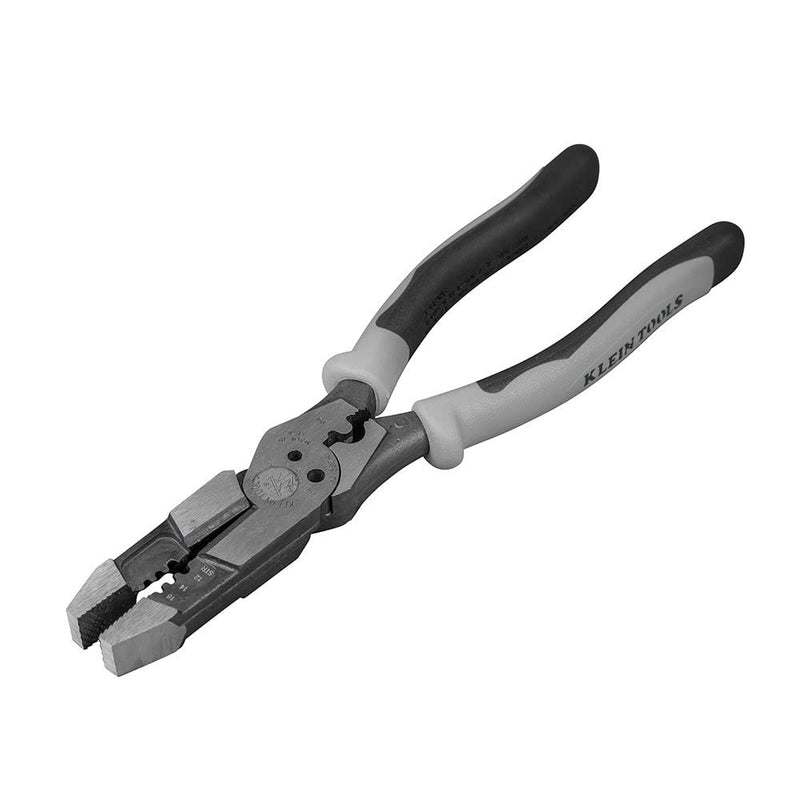 [Australia - AusPower] - Klein Tools J215-8CR Multitool Pliers, Hybrid Multi Purpose Tool / Crimper, Wire Stripper, Bolt Shearing, Wire Grabbing, Twisting, Looping 8-Inch 