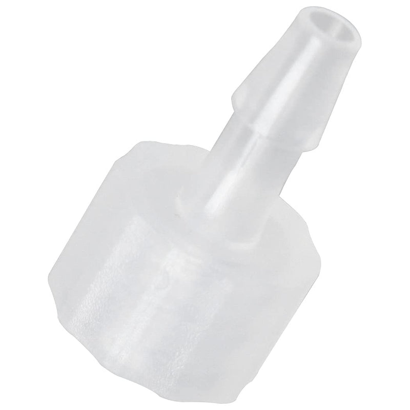 [Australia - AusPower] - MEETOOT 10pcs Luer-to-Barb Adapter Male Luer with Lock Ring 1/8" Hose Barb Screw Quick Connector Plug 3.2mm for Laboratory Biochemical/Analytical Instruments and Food Machinery 