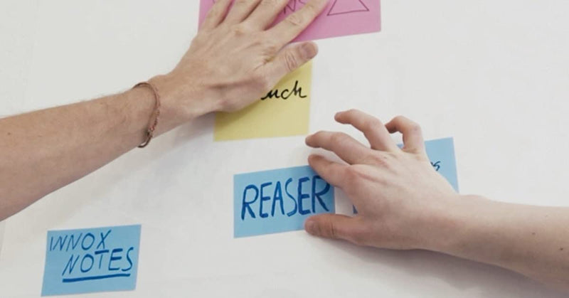 [Australia - AusPower] - Self-Stick Notes 8x4 inch | Sticks to Any Surface Without Glue | Reusable White Dry Erase | Great for Classroom and Home Office (Yellow, 8x4 inches) Yellow 