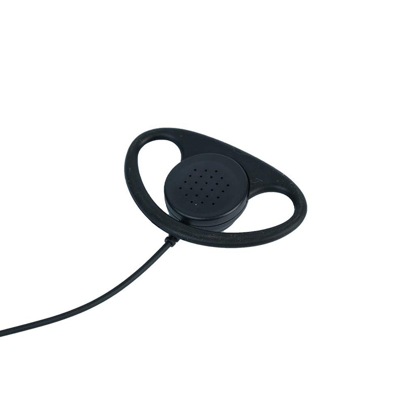 [Australia - AusPower] - Klykon Ear Pieces for Motorola Radios, 2 Pin D Shape Police Earpiece Headset with Mic Ptt for Motorola 2 Way Radio Wakie Talkie Cls1110 Cp200d Cp200 
