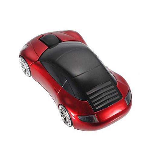 [Australia - AusPower] - 2.4G Wireless Mouse 3D Car Shape Wireless Optical Mouse USB Receiver for Laptop PC 