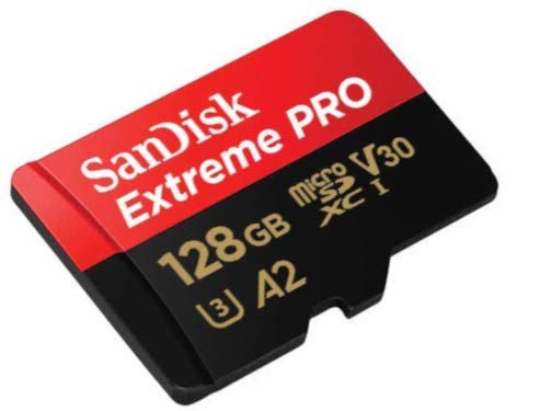 [Australia - AusPower] - SanDisk 128GB Micro SDXC Extreme Pro Memory Card 2 Pack Works with GoPro Hero 8 Black, Max 360 Action Cam U3 V30 4K A2 Class 10 (SDSQXCD-128G-GN6MA) Bundle with 1 Everything But Stromboli Card Reader 