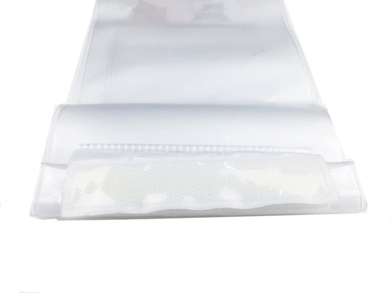 [Australia - AusPower] - Lsgoodcare Portable Two Way Radio Waterproof Rainproof Bag Case Pouch Compatible for Motorola Kenwood Midland UV 82 BF 888S UV-5R Walkie Talkie Radio White 