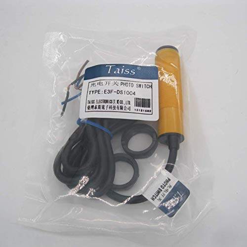 [Australia - AusPower] - Taiss/ M18 Infrared Ray Diffuse Reflection Photoelectric Switch Sensor Optical Three Lines 6-36VDC NPN NO Proximity Switch Inductive Distance 10 cm E3F-DS10C4 