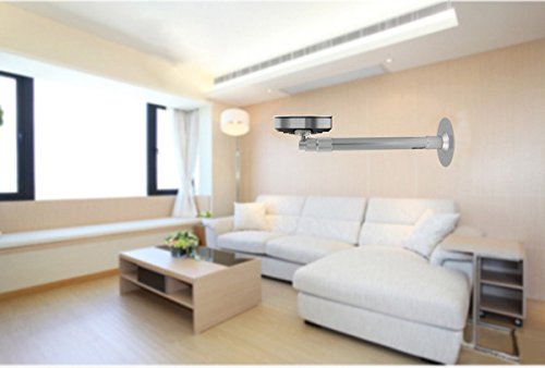 [Australia - AusPower] - Olisicht Universal Extendable Projector Wall Ceiling Mount Adjustable Height 11.8-23.6 inches 