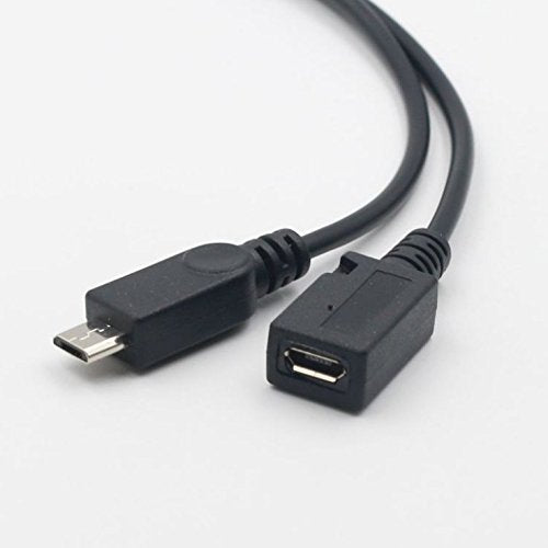 [Australia - AusPower] - AuviPal 2-in-1 Micro USB to USB Adapter (OTG Cable + Power Cable) for Fire Stick, Playstation Classic and More - 2 Pack 1 USB Port 