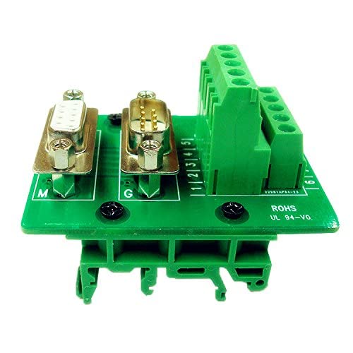 [Australia - AusPower] - Avanexpress DB9 Breakout Connector RS232 Serial 9 Pin Connector Db9 Terminal (Male and Female Adapter) 