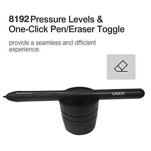 [Australia - AusPower] - ONLY Used for UGEE Graphics Drawing Tablet which Match 8192 Levels of Pressure Sensitivity Pen Battery-Free Stylus for m708/S1060/S1060W/S640/S640W 