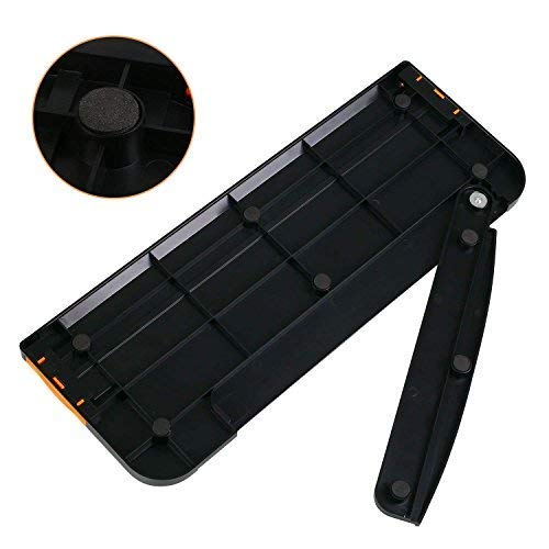 [Australia - AusPower] - WORKLION Paper Cutter - A4 Paper Craft Cutter with Security Blade for Cut Gift Card, Coupon, Label, Cardstock, Photo, 12 inch Black Office Paper Trimmer 