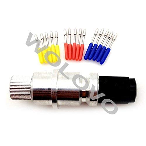 [Australia - AusPower] - 15pc 30/45/60 Degree Graphtec CB09 Silhouette Cameo Craftrobo Portrait Cutting Plotter CB09U Vinyl Cutter Blade+ Plus Blade Housing Holder 