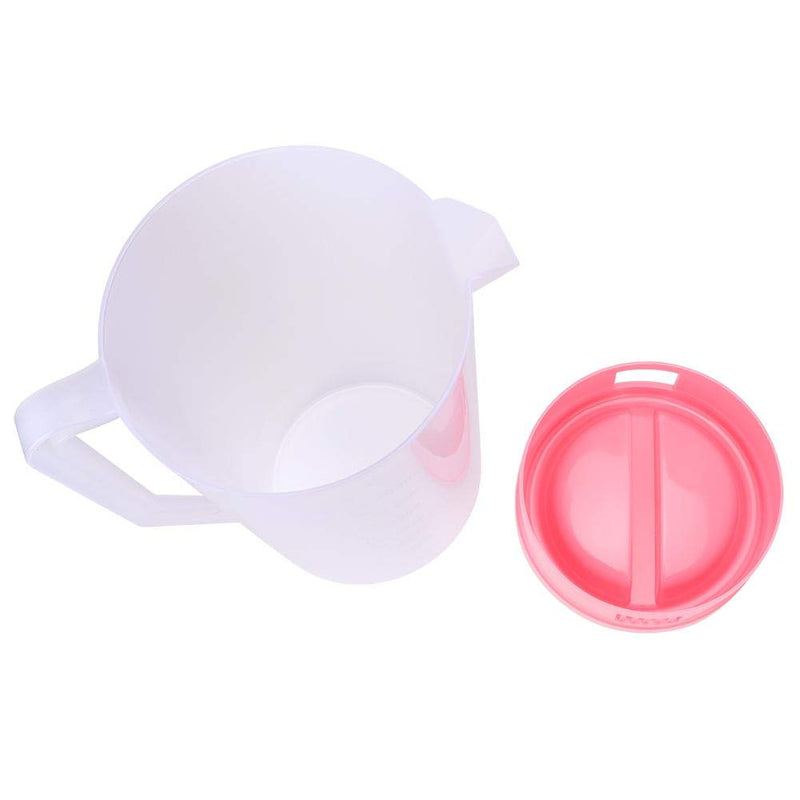 [Australia - AusPower] - Cold Teakettle Large Capacity Water Jug Reusable Plastic Teapot Clear Beverage Pitcher for Tea Coffee Lemonade Cold Water, 4L(Pink) Pink 