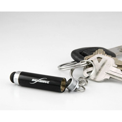 [Australia - AusPower] - Stylus Pen for Samsung Galaxy Prevail (Stylus Pen by BoxWave) - Bullet Capacitive Stylus, Mini Stylus Pen with Keyring Loop for Samsung Galaxy Prevail - Jet Black 