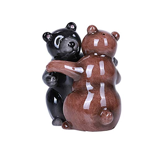 [Australia - AusPower] - Pacific Giftware Hugging Bears Magnetic Ceramic Salt and Pepper Shakers Set 