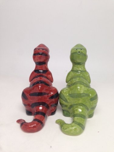 [Australia - AusPower] - Salt & Pepper Shakers - Dinosaur Magnetic Salt And Pepper Shakers 