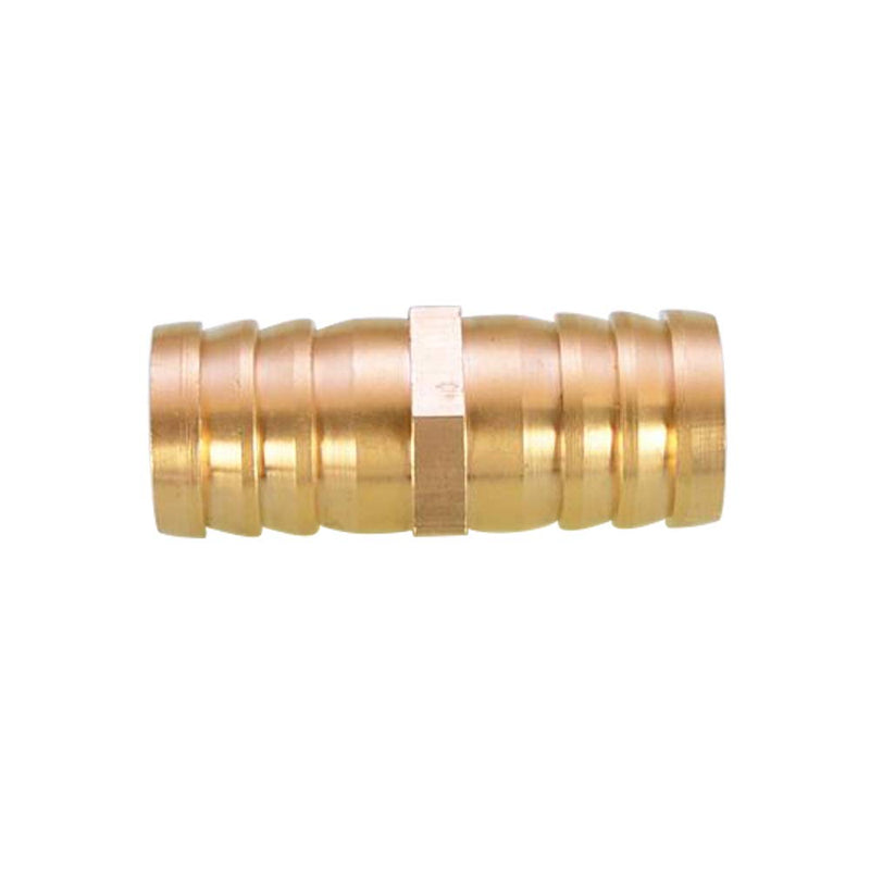 [Australia - AusPower] - Yoebor Brass Hose Barb Fitting 3/4" Barb x 3/4" Barb Union Splicer Mender 19mm Hose ID，39mm-62mm Length (Pack of 2) 
