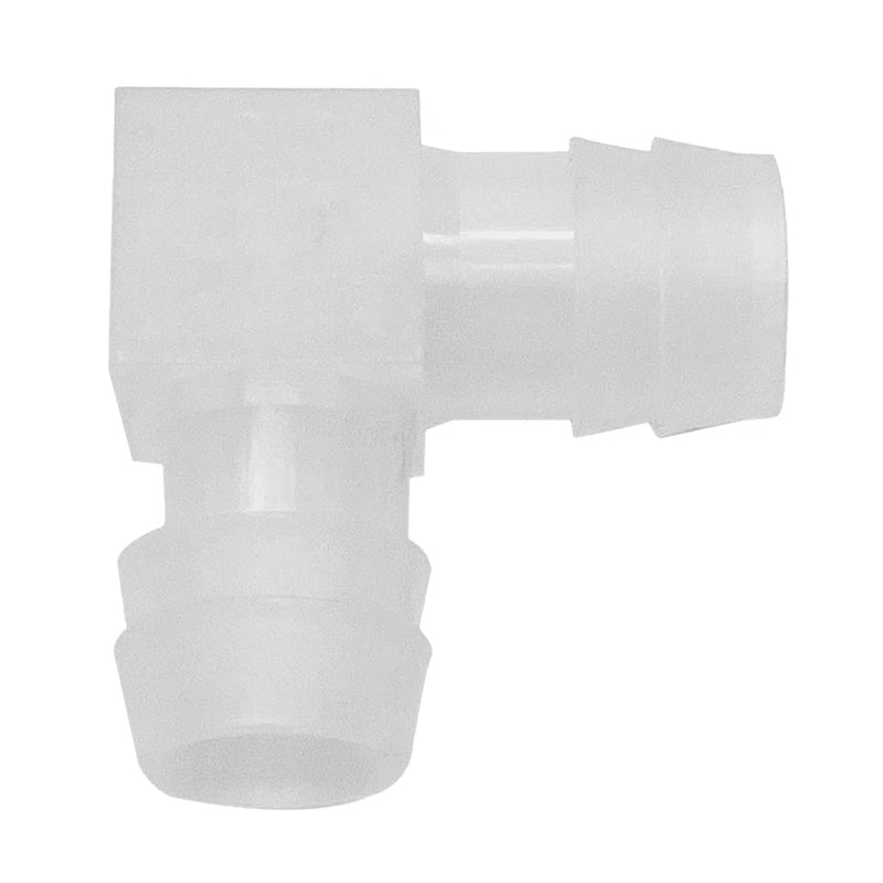[Australia - AusPower] - Metaland 3/8" Hose Barb Elbow Plastic 90 Degree L Right Angle Barbed Fitting (Pack of 6) 3/8"(Pack of 6) 