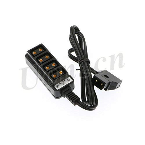 [Australia - AusPower] - Uonecn Photography Power Cable 4 Port D-Tap Female to D-tap B-Type Male for Anton Bauer V-Mount Battery 