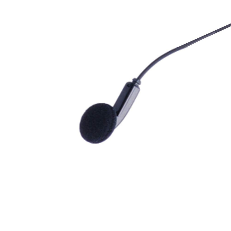[Australia - AusPower] - KS K-STORM 1 Pin Earpiece Headset Compatible with Motorola T100 T200TP T460 T600 MH230R MR350R or Hytera TC320 walkie Talkie, Ear Bud Style, PU Material, Black (2.5mm Plug) 