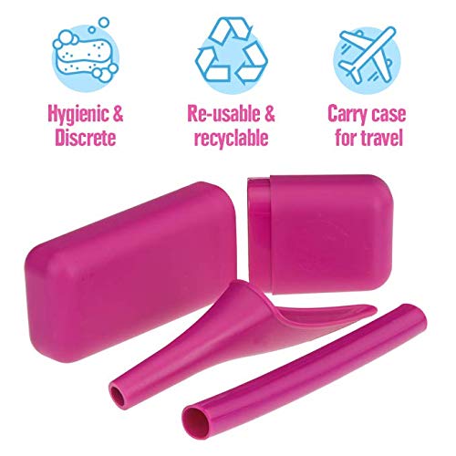[Australia - AusPower] - SHEWEE Extreme Reusable Pee Funnel – The Original Female Urination Device Since 1999! Quickly, Easily and Discreetly, Wee Standing Up Without Removing Clothing One Size Aqua 