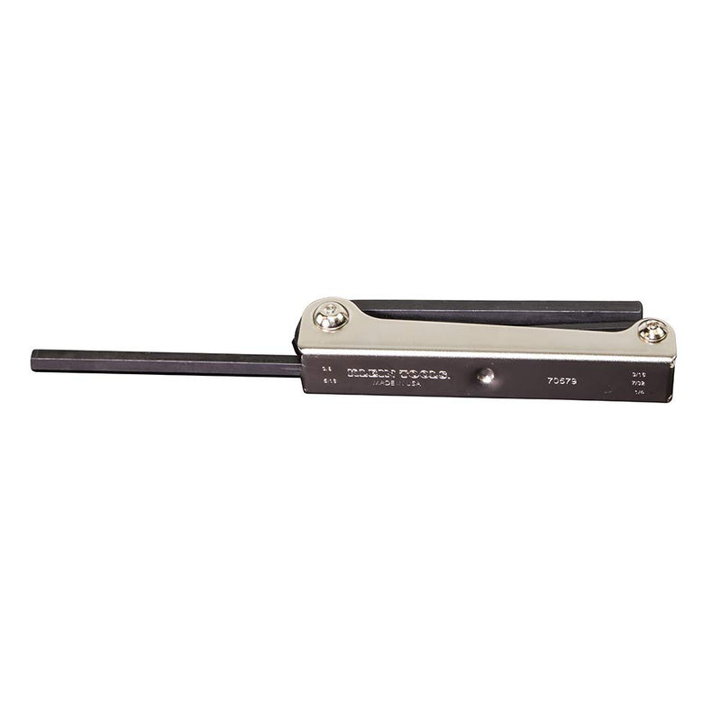 [Australia - AusPower] - Klein Tools 70579 Folding Hex Key Set, 5-Key, SAE Sizes 5-Key SAE 