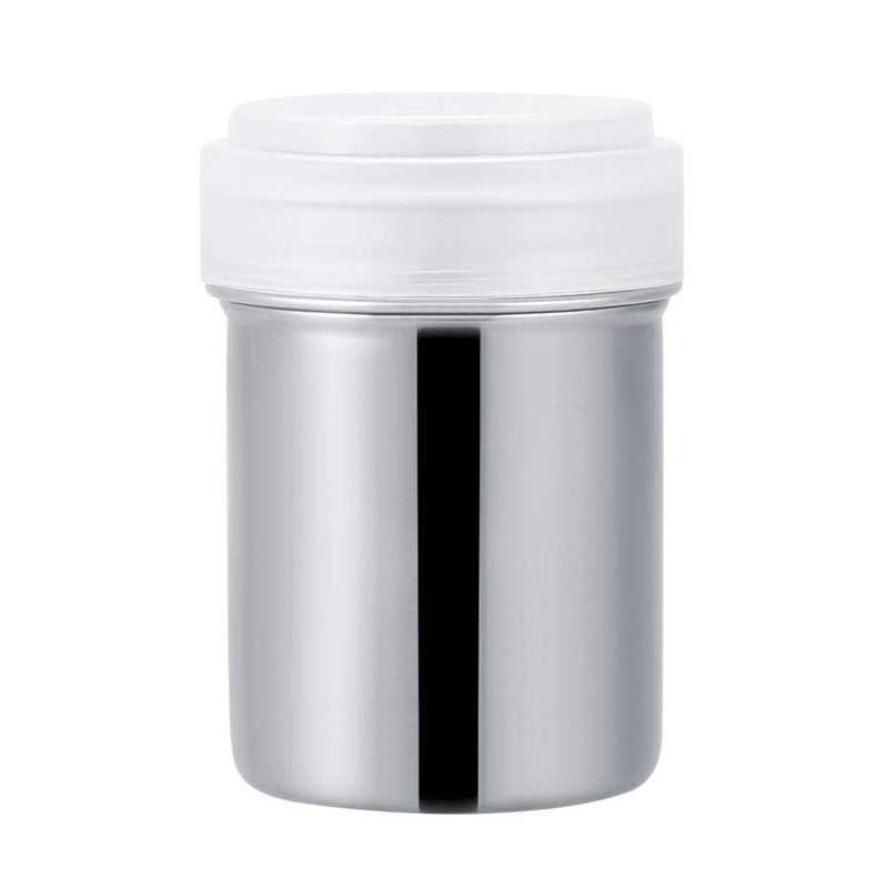 [Australia - AusPower] - Stainless Steel Powder Shakers, Powdered Sugar Shaker Duster with Mesh Sifter and Lid for Coffee Cocoa Sugar Pepper Spice(S) S 