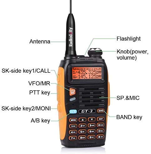 [Australia - AusPower] - BAOFENG GT-3 Mark-II Two Way Radio, Rechargeable Dual Band Walkie Talkie, Chipsets Upgraded, Remote Speaker and Car Charger GT-3+Remote Speaker Mic 