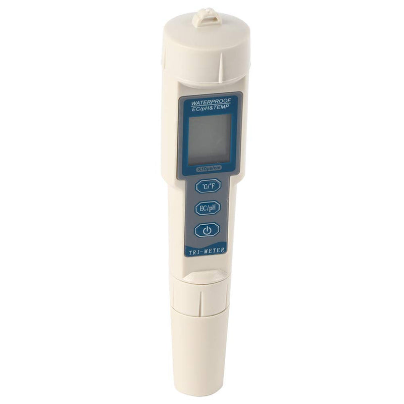 [Australia - AusPower] - 3 in 1Water Tester, Portable PH Meter, Accurate Measurement, for Measuring PH, CE and Solution Temperature, Apply to Water Sources, Laboratory Tests 