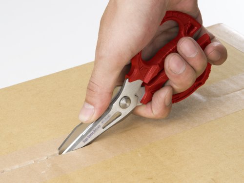 [Australia - AusPower] - VamPLIERS VT-011 Super Combo Scissors Best Shears 4-in-1 Multi-Purpose Compact Design Slice Through Copper Wire Stainless Steel Blades/Shear Leather/Slice Nylon Rope/Best Gift (Retail) 