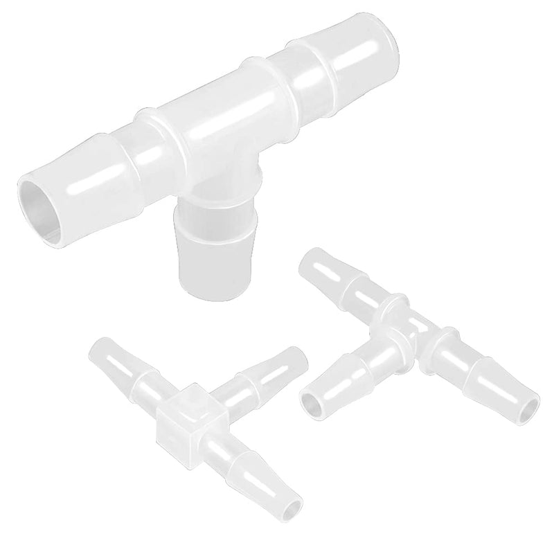 [Australia - AusPower] - ANPTGHT 3/4" Tee Fitting Equal Barb 3 Way Hose Barb Fitting Splicer Joint Mender Adapter Union Fitting for Fuel Gas Liquid Air (Pack of 5) 3/4 inch 
