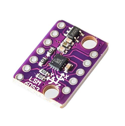 [Australia - AusPower] - HiLetgo 2pcs LSM6DS3 LSM6DS3 Accelerometer Gyro Embedded Digital Temperature Sensor Module SPI IIC I2C 8KB FIFO Buffer 5V 