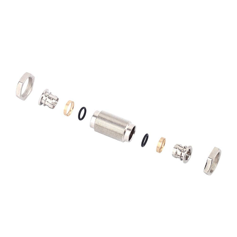 [Australia - AusPower] - Pneumatic PMM Tubing Bulkhead Union Bulkhead Union Push Pneumatic Bulkhead Fittings 6mm Tube OD X 6mm Tube OD Push to Connect Air Fitting (10 Pack) 